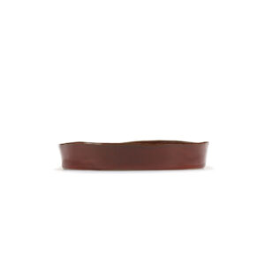 Deep plate M venetian red La Mère - Image 3