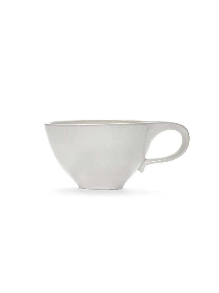 Cappuccino cup butterfly white - black Unity