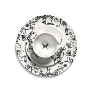 Cappuccino cup butterfly white - black Unity - Image 3