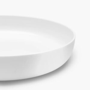 Deep plate L white glazed Base - Image 3