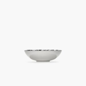 Bowl low M enchanted garden white - black Unity - Image 3