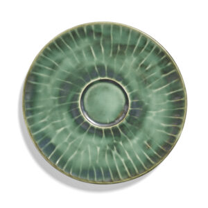 Saucer cappuccino cup green Verde Lanza