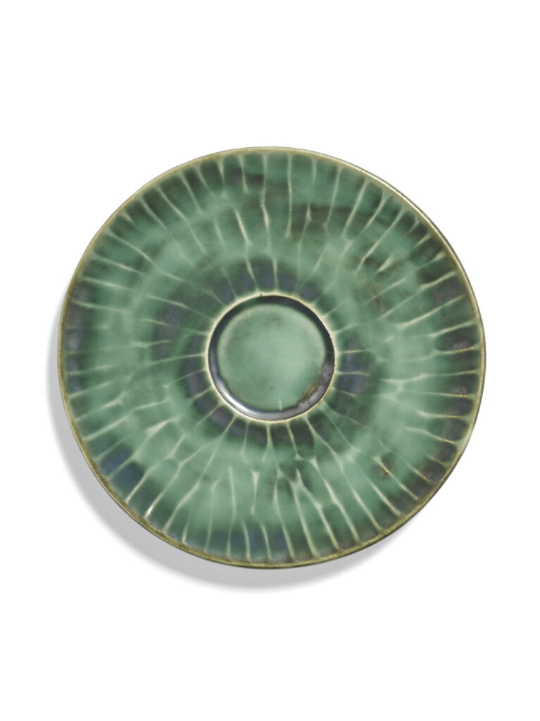 Saucer cappuccino cup green Verde Lanza