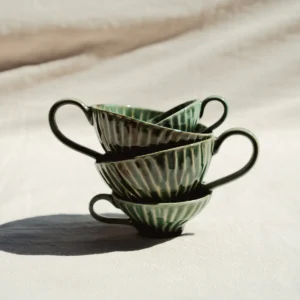 Cappuccino cup green Verde Lanza - Image 5