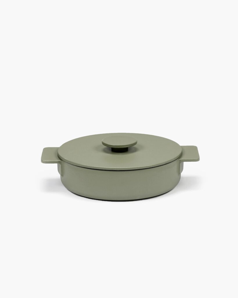 Casserole M cast iron camogreen Surface