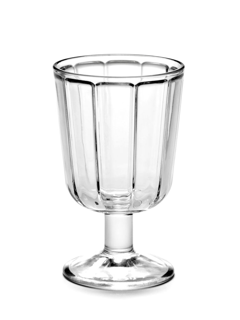 Red wine glass transparent Surface